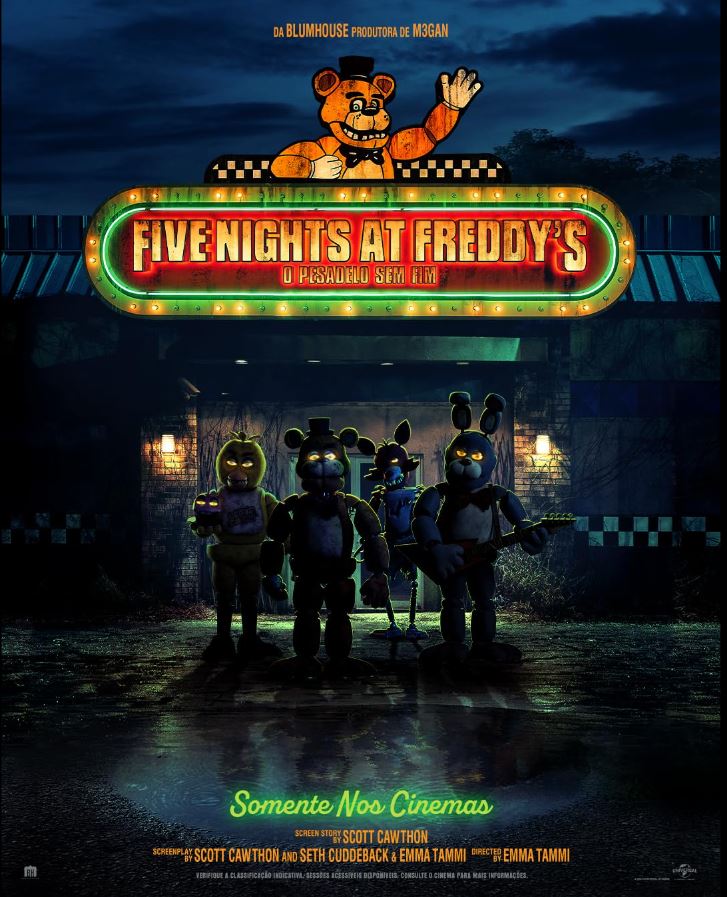 Five Nights at Freddy's – O Pesadelo Sem Fim (Five Nights at Freddy's)  (2023) WEBRip – Top Dez Filmes